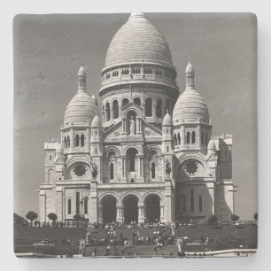 Dessous-de-verre En Pierre Vintage France Paris Basilique du Sacré Coeur