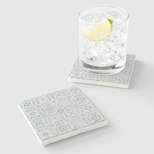 Dessous-de-verre En Pierre Vintage Portugal Azulejo traditionnel
