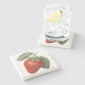 Dessous-de-verre En Pierre Vintage Strawberry  (Côté)