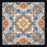 Dessous-de-verre En Pierre Vintage Talavera Azulejo tuiles bleues mariage fav<br><div class="desc">Vintage Talavera Azulejo Bleu méditerranéen tuiles marron mariage faveurs grès dessous de verre cadeaux pour son mariage cadeaux décoration d'intérieur cadeaux décoration d'une table mariage</div>