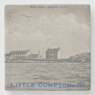 Dessous-de-verre En Pierre Vintage West Island, Sakonnet - Little Compton, RI