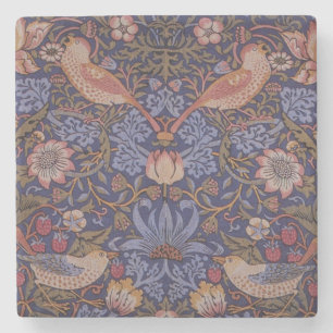 Dessous-de-verre En Pierre Vintage William Morris Strawberry Thief