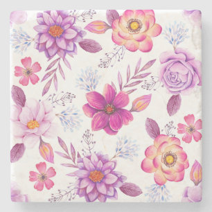 Dessous-de-verre En Pierre Violet rose