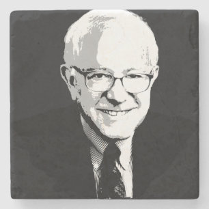 Dessous-de-verre En Pierre Visage de ponceuses de Bernie