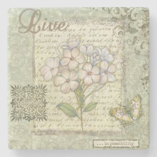 Dessous-de-verre En Pierre Vivant (Devant)