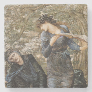 Dessous-de-verre En Pierre Vivien's Beguiling of Merlin (Edward Burne-Jones)