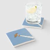 Dessous-de-verre En Pierre Vol 1 coastère (Côté)