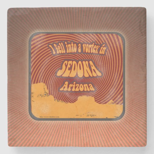 Dessous-de-verre En Pierre Vortex de Sedona Arizona (Devant)