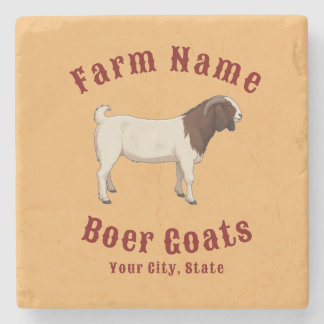 Dessous-de-verre En Pierre Vos chèvres Boer de la ferme