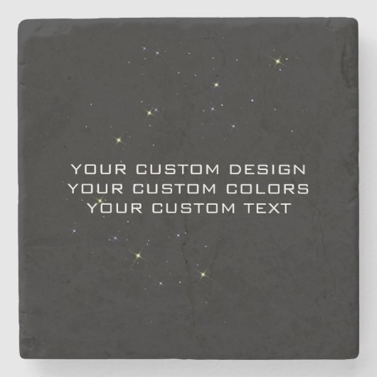 Dessous-de-verre En Pierre Votre conception personnalisée - (Devant)