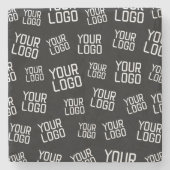 Dessous-de-verre En Pierre Votre logo de conception ou d'entreprise | Placeme (Devant)