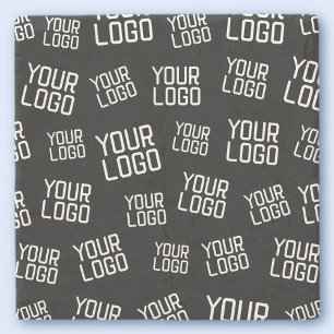 Dessous-de-verre En Pierre Votre logo de design ou d'entreprise Placement a
