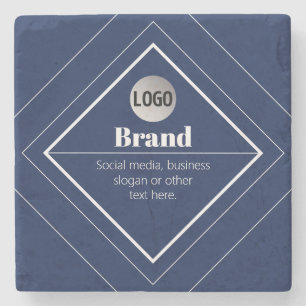Dessous-de-verre En Pierre Votre logo et design moderne personnalisable   Ble