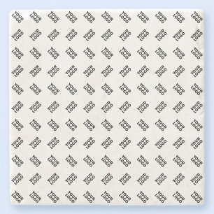 Dessous-de-verre En Pierre Votre logo   Motif répété de substitution simple