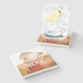 Dessous-de-verre En Pierre Votre photo ici (Côté)