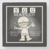 DESSOUS-DE-VERRE EN PIERRE VOUS COMPTEZ (Devant)