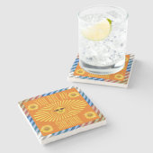 Dessous-de-verre En Pierre Vous Êtes Mon Soleil (Côté)