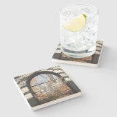 Dessous-de-verre En Pierre Vue à travers la ruine (Côté)