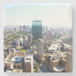 Dessous-de-verre En Pierre Vue aérienne de Boston 2