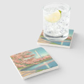 Dessous-de-verre En Pierre Washington (Côté)