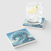 Dessous-de-verre En Pierre Waves & Wanderlust Collection (Côté)