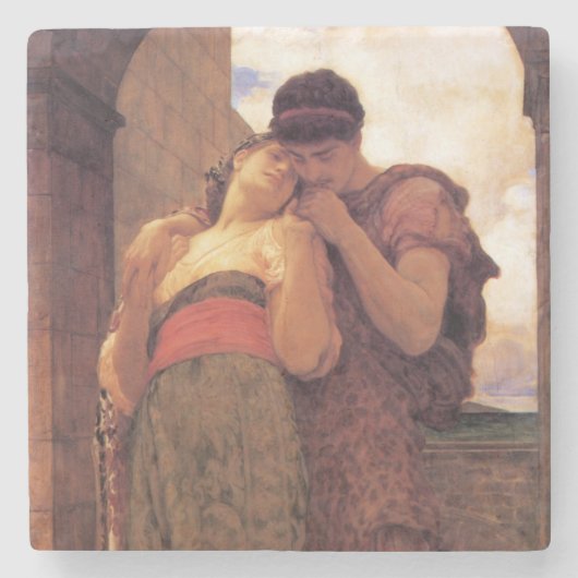 Dessous-de-verre En Pierre Wedded Bliss (par Frederic Leighton) (Devant)
