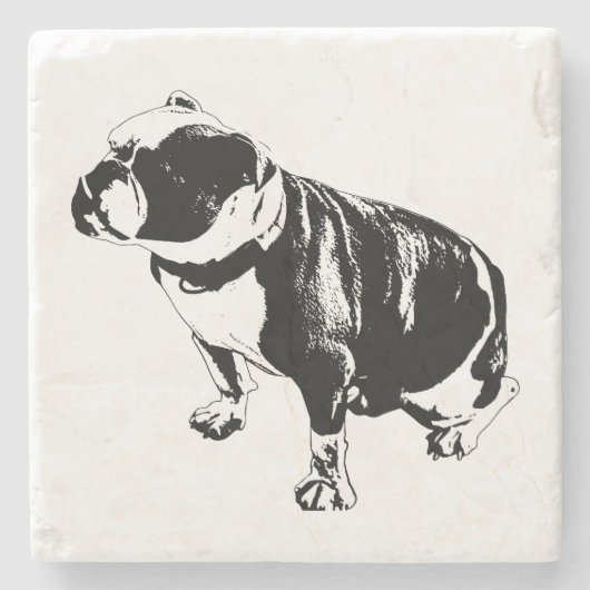 Dessous-de-verre En Pierre Weight Held in Place (Devant)