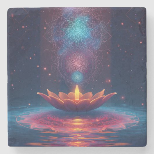 Dessous-de-verre En Pierre Welness  (Devant)