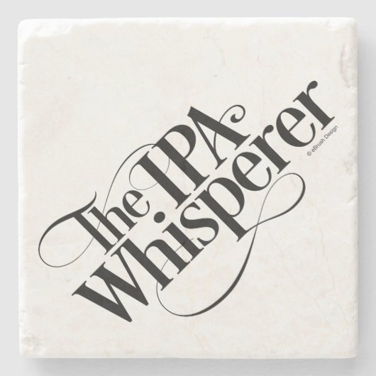 Dessous-de-verre En Pierre Whisperer IPA (Devant)