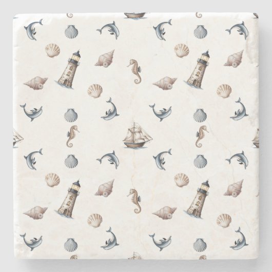 Dessous-de-verre En Pierre Whispers Océaniques ! (Devant)