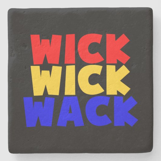 Dessous-de-verre En Pierre Wick Wick Wack (Devant)