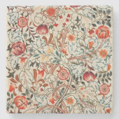 Dessous-de-verre En Pierre William Morris Ancanthus Portiere Design (Devant)