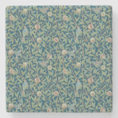Dessous-de-verre En Pierre William Morris "Bird and Pomegranate" (Devant)