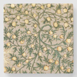 Dessous-de-verre En Pierre William Morris Floral Fruit Jardin Fleur Classique