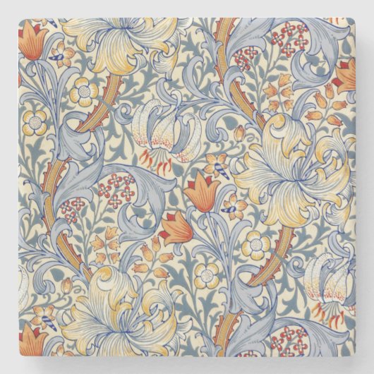 Dessous-de-verre En Pierre William Morris Gold Lily Victorian Wallpaper (Devant)