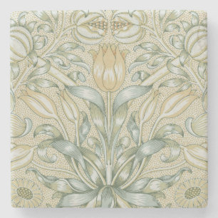 Dessous-de-verre En Pierre William Morris Motif Grenade Antique Lily