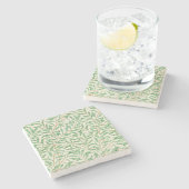 Dessous-de-verre En Pierre Willow Bough William Morris Motif (Côté)