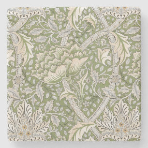 Dessous-de-verre En Pierre Windrush Motif (par William Morris)