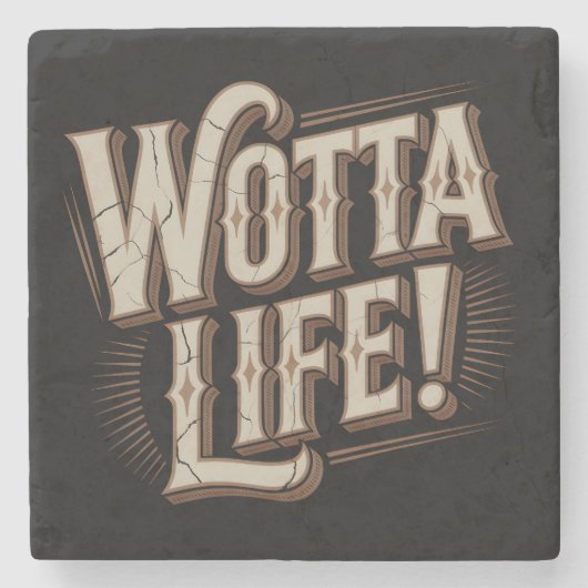 Dessous-de-verre En Pierre Wotta Life Coasters (Devant)