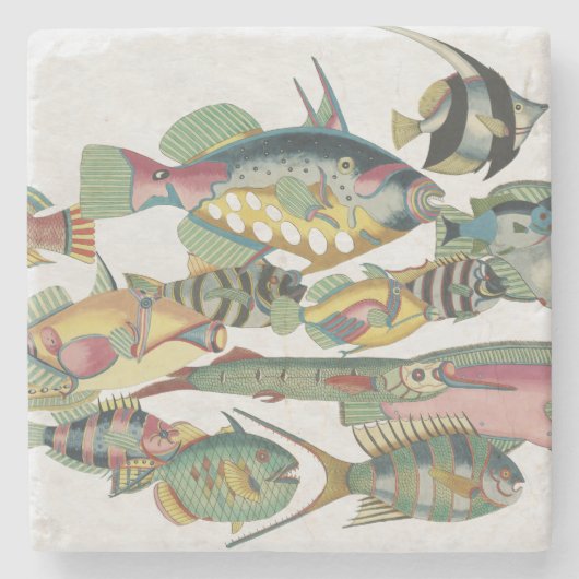 Dessous-de-verre En Pierre WWW FISH Stoneware (Devant)