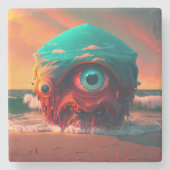 Dessous-de-verre En Pierre Yeux ensanglantés (Devant)