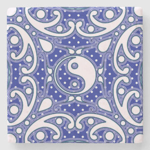Dessous-de-verre En Pierre Yin Yang