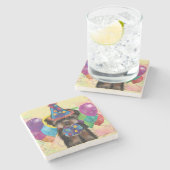 Dessous-de-verre En Pierre Yorkie (Côté)