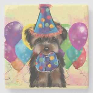 Dessous-de-verre En Pierre Yorkie