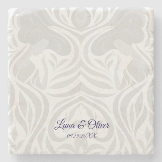 Dessous-de-verre En Pierre Yumeji Hirado Woman Stone Coaster (Devant)