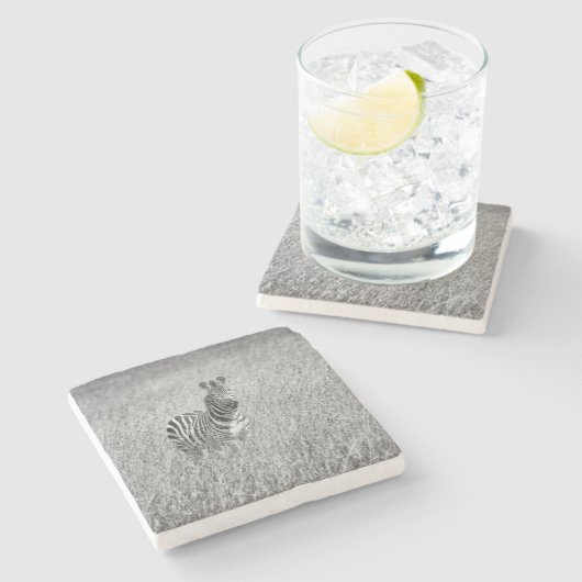 Dessous-de-verre En Pierre Zebra (Côté)