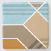 Dessous-de-verre En Pierre Zone de soumission Abstraite (Devant)