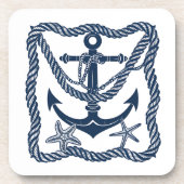 Dessous de verre en plastique Ancre (Devant)
