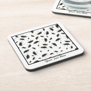 Dessous de verre en plastique Beetle Bug - Option 