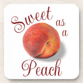 Dessous de verre en plastique de pêche (Devant)